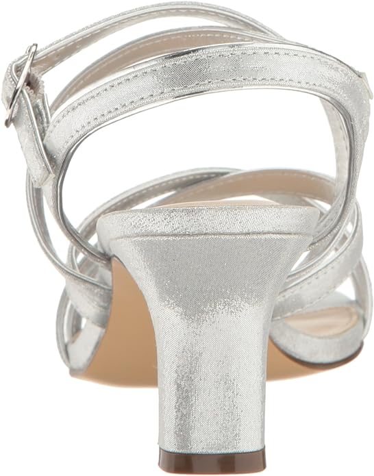 Nina Women's Genaya Strappy Evening Sandals  Color Silver Size 6M