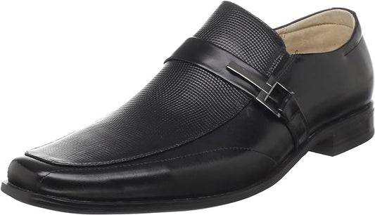 Stacy Adams Men's Beau Bit Perforated Slip-On Loafers  Color Black Size 11.5