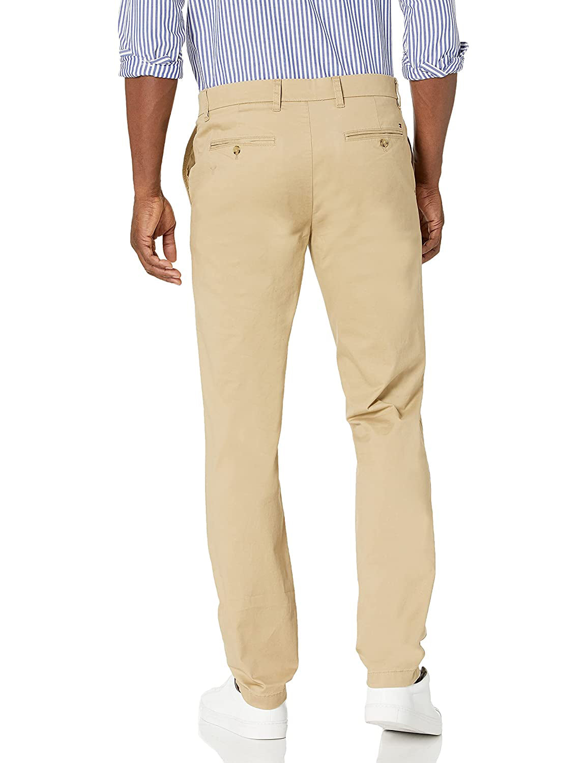 Tommy Hilfiger Men's Stretch Chino Pants in Slim Fit  Color Mallet  38W x 32L