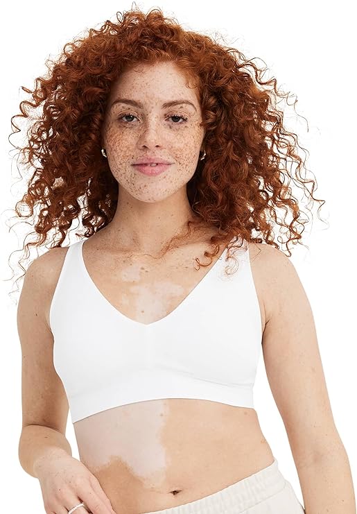 Jockey Women's Bra Seamfree Light Support Bralette  Color White Size M