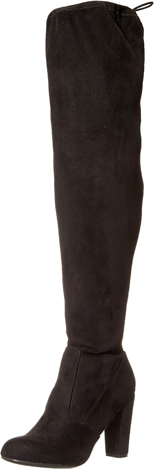 Journee Collection Women's May Wide Calf Knee Boots  Color Black Size 7.5M