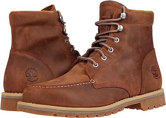 Timberland Mens Redwood Falls Waterproof Fashion Boot  Color Rust Full Grain Size 10.5M