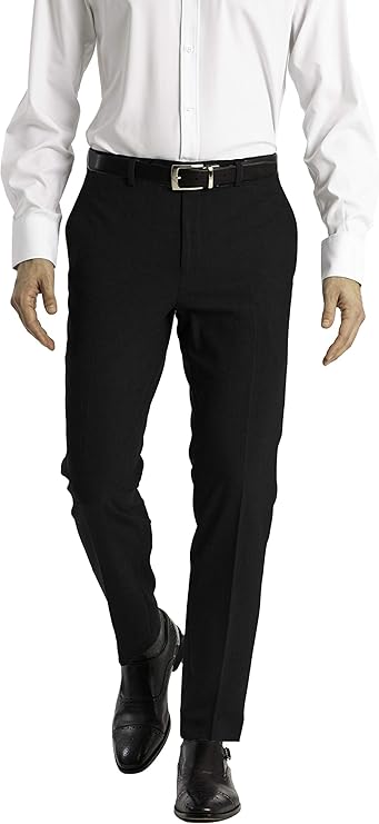 Calvin Klein Men's Skinny-Fit Infinite Stretch Suit Pants  Color Black W30xL32