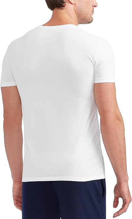 Polo Ralph Lauren Men's 3-Pk. Classic Cotton T-Shirt  Color White Size L