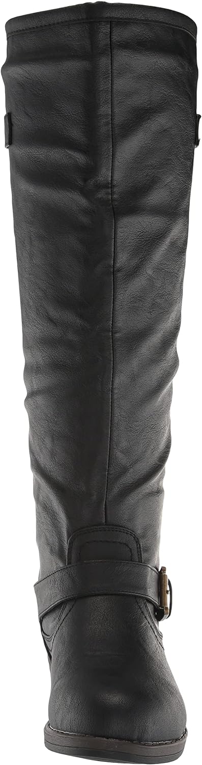 Journee Collection Women's Spokane Wide Calf Knee High Boots  Color Black Size 9M