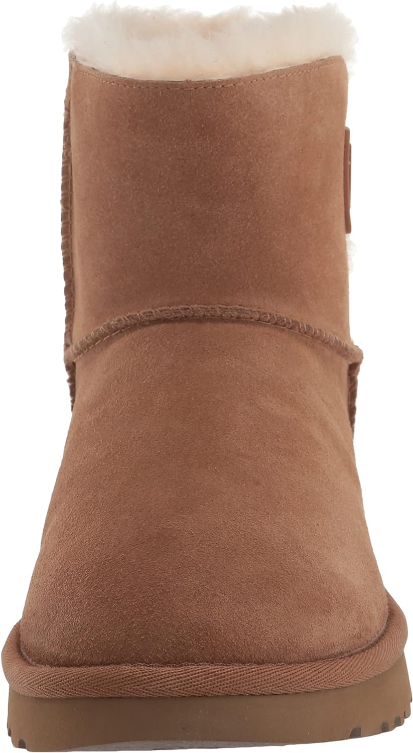 UGG Women's Bailey Logo Strap Boots  Color Chestnut Size 10M