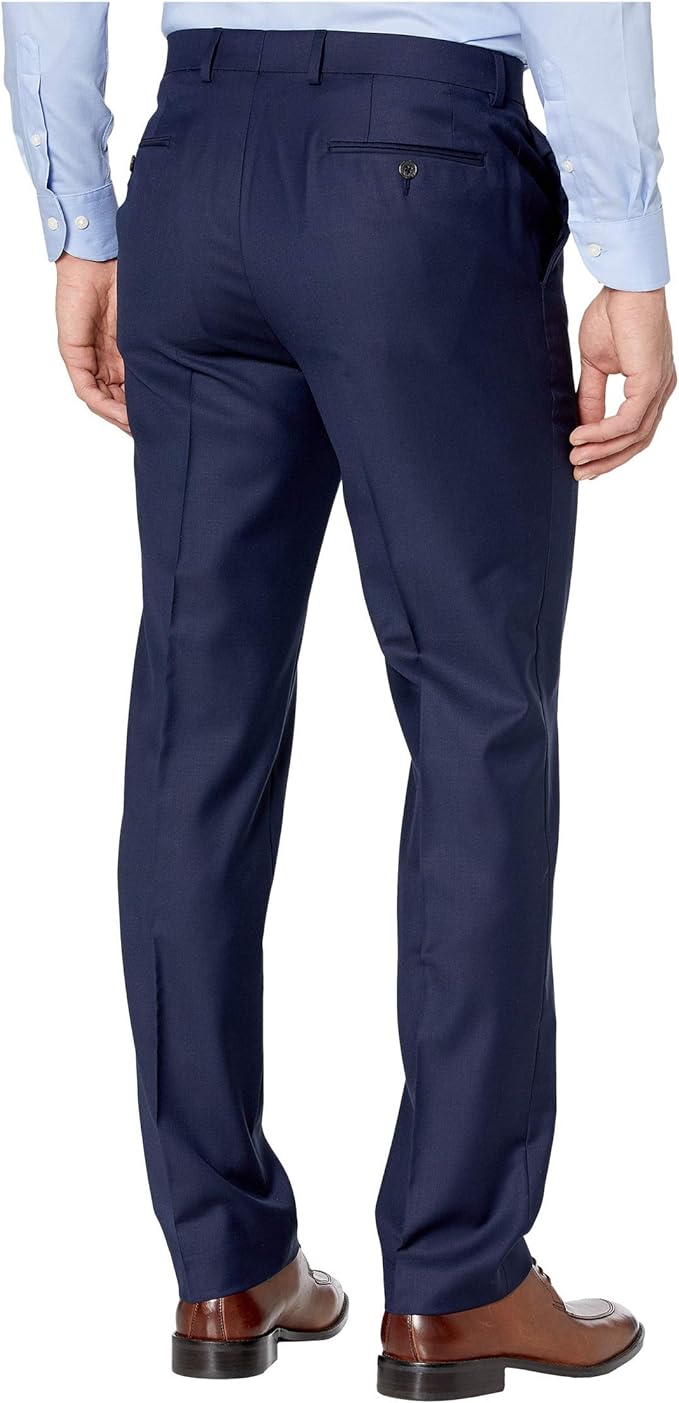 Lauren Ralph Lauren Men's Classic-Fit UltraFlex Stretch Suit Pants  Color Navy Solid W38xL30