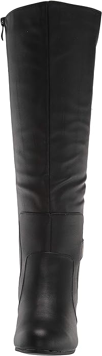 Journee Collection Women's Carver Wide Calf Knee High Boots  Color Black Size 7.5M