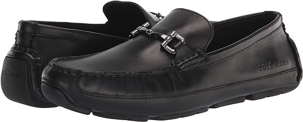 Cole Haan Men's Wyatt Bit Driver Driving Style Loafer  Color Black Leather Size 8.5M