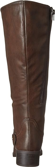 Easy Street Women's Jewel Wide-Calf Riding Boots  Color Brown Size 8M