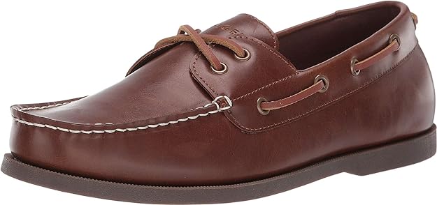 Tommy Hilfiger Men's Brazen3 Boat Shoes  Color Natural Size 10.5M