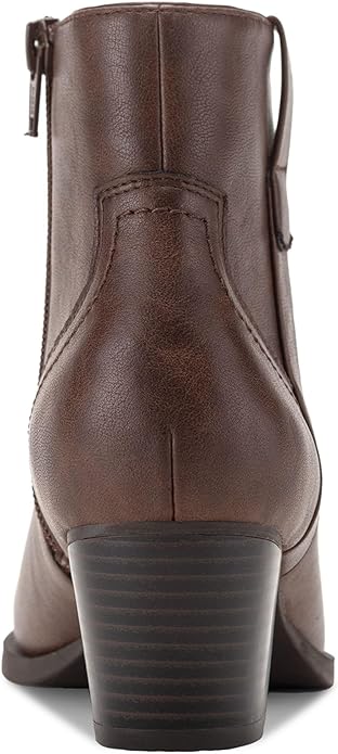 Style & Co Women's Perriee Western Boots  Color Chocolate Size 9.5M