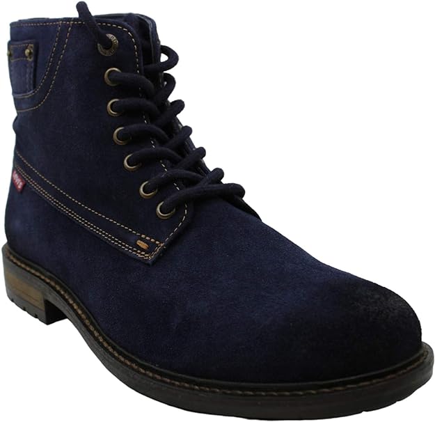 Levi's Men's Sheffield Closed Toe Ankle Boots   Color Navy Size 9.5M