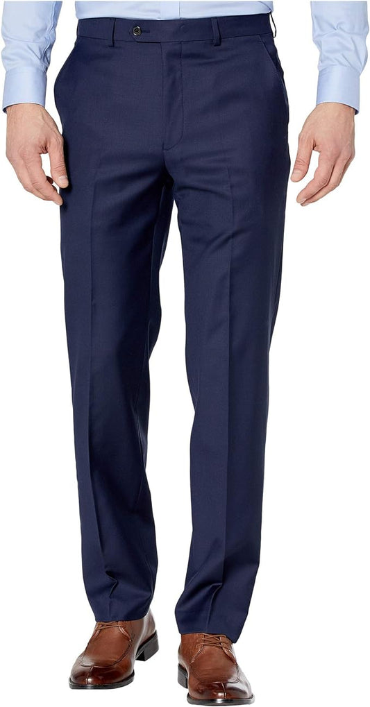 Lauren Ralph Lauren Men's Classic-Fit UltraFlex Stretch Suit Pants  Color Navy Solid W31xL30