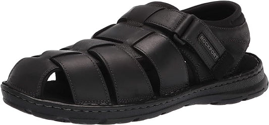 Rockport Men's Darwyn Fishermen Sandals  Color Black II Size 6.5W