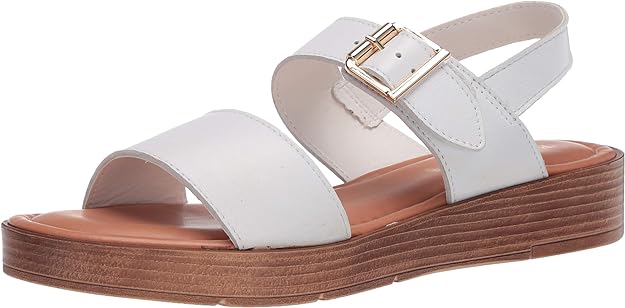 Bella Vita Women's Tay-Italy Sandals  Color White Leather Size 8.5W