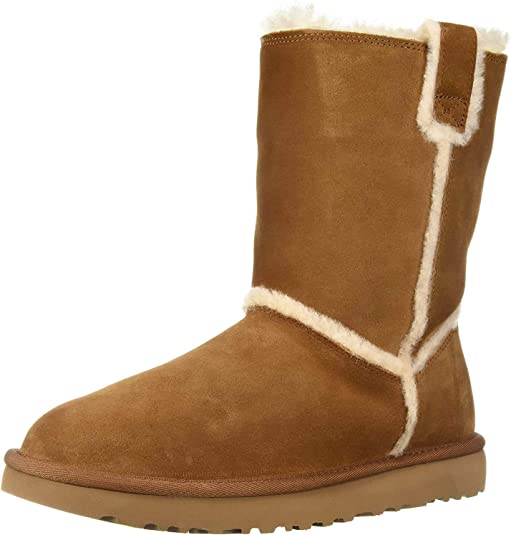 UGG Women's Classic Short Spill Seam Boot  Color Brown Size 11M