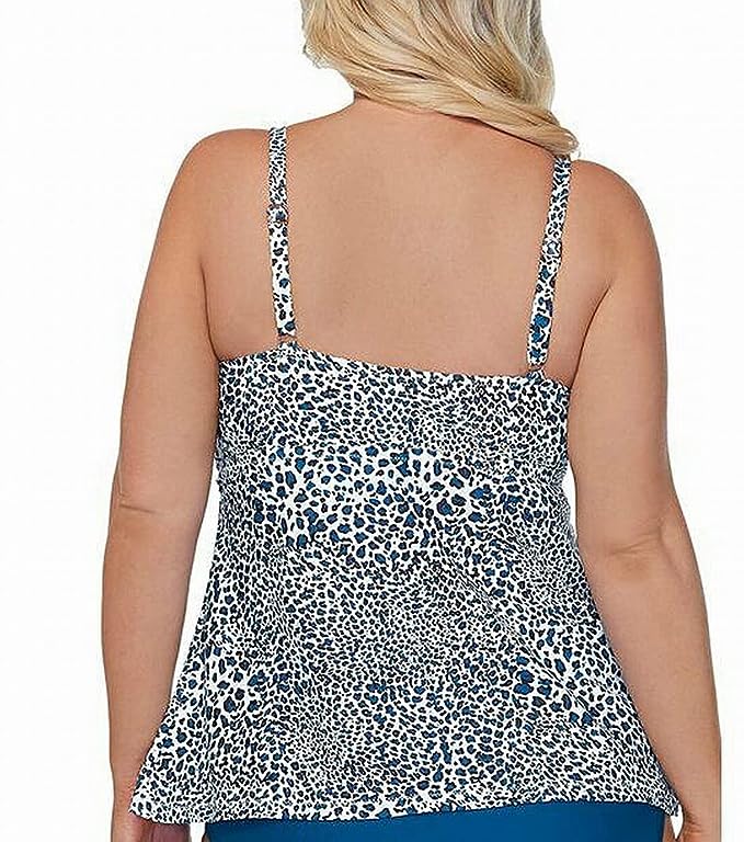 Raisins Curve Trendy Plus Size Kenya Aries T  Multicolor White Size 14W