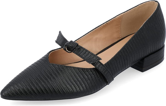 Journee Collection Women's Cait Flats  Color Black Size 9M