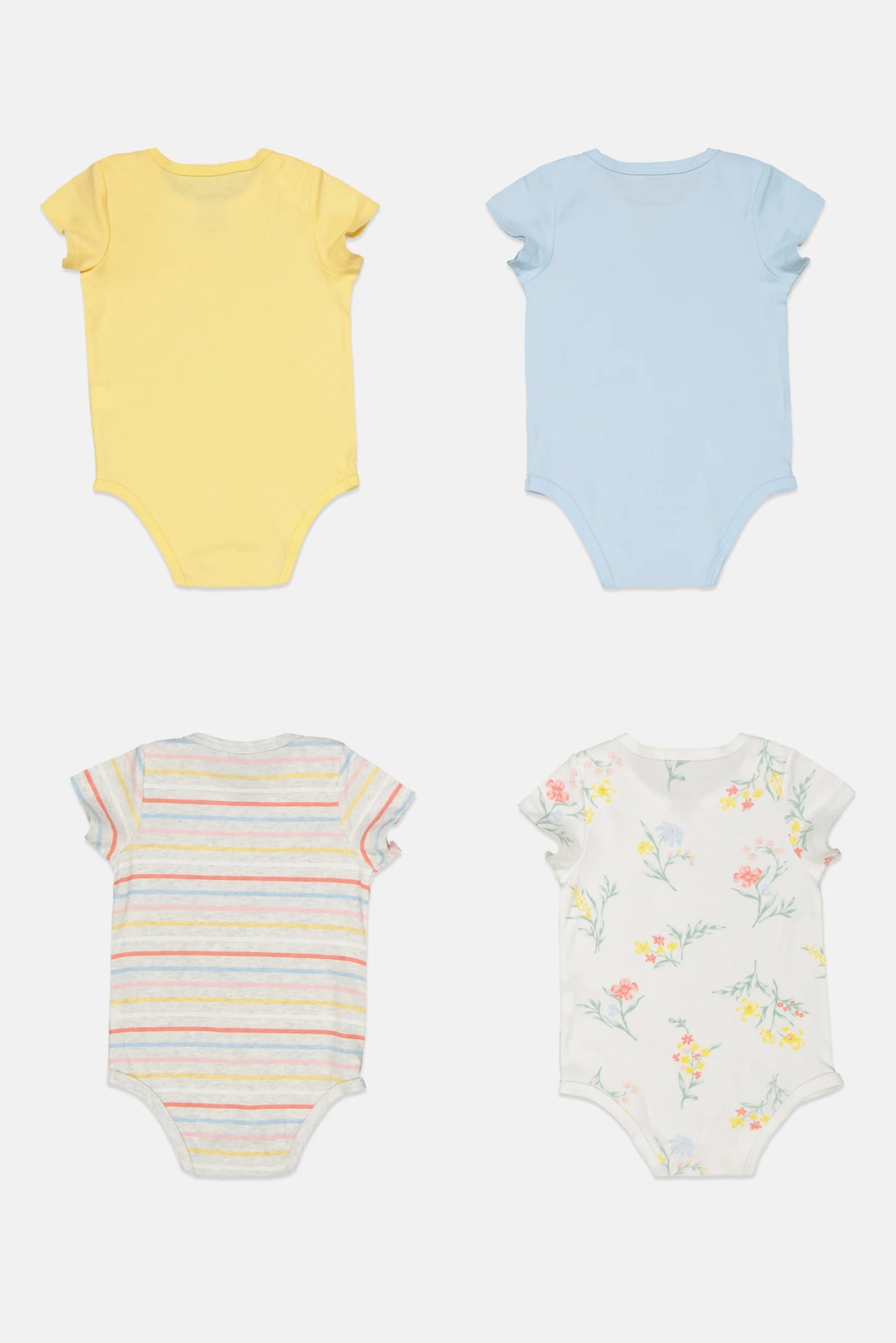 First Impressions Baby Girls 4-Pk. Bodysuits  Multicolor Size 0-3 months