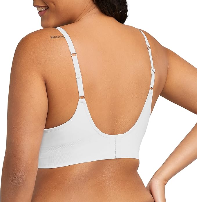 Maidenform M Seamless Lift Wireless Bralette  Color White Size XL