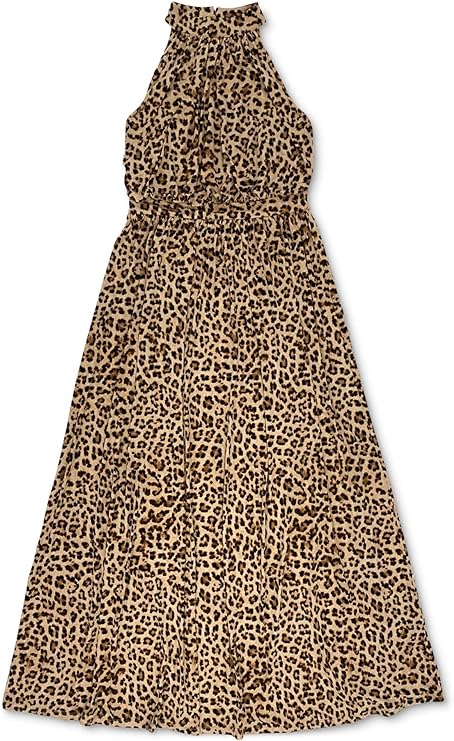 INC International Concepts Women's Print Maxi Dress  Color Classic Cheetah Size M