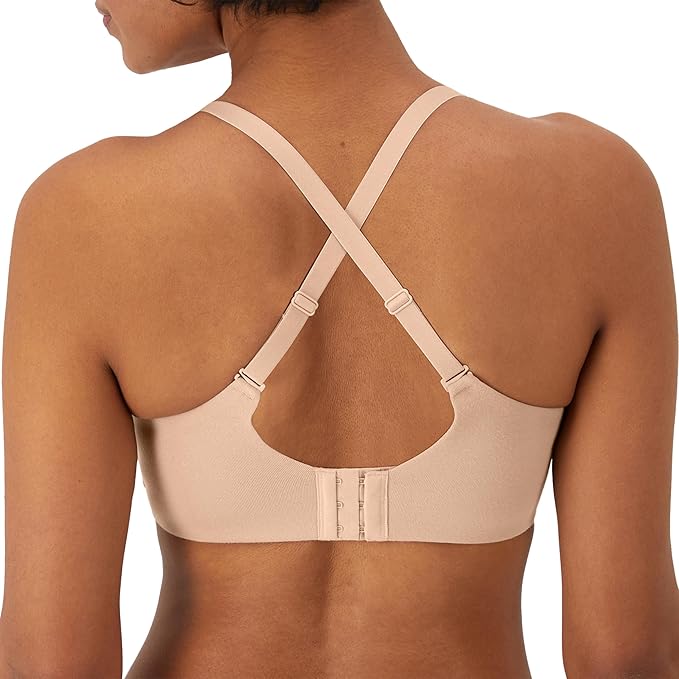 Bali Women's Breathe Wireless T-Shirt Bra  Almond Size L