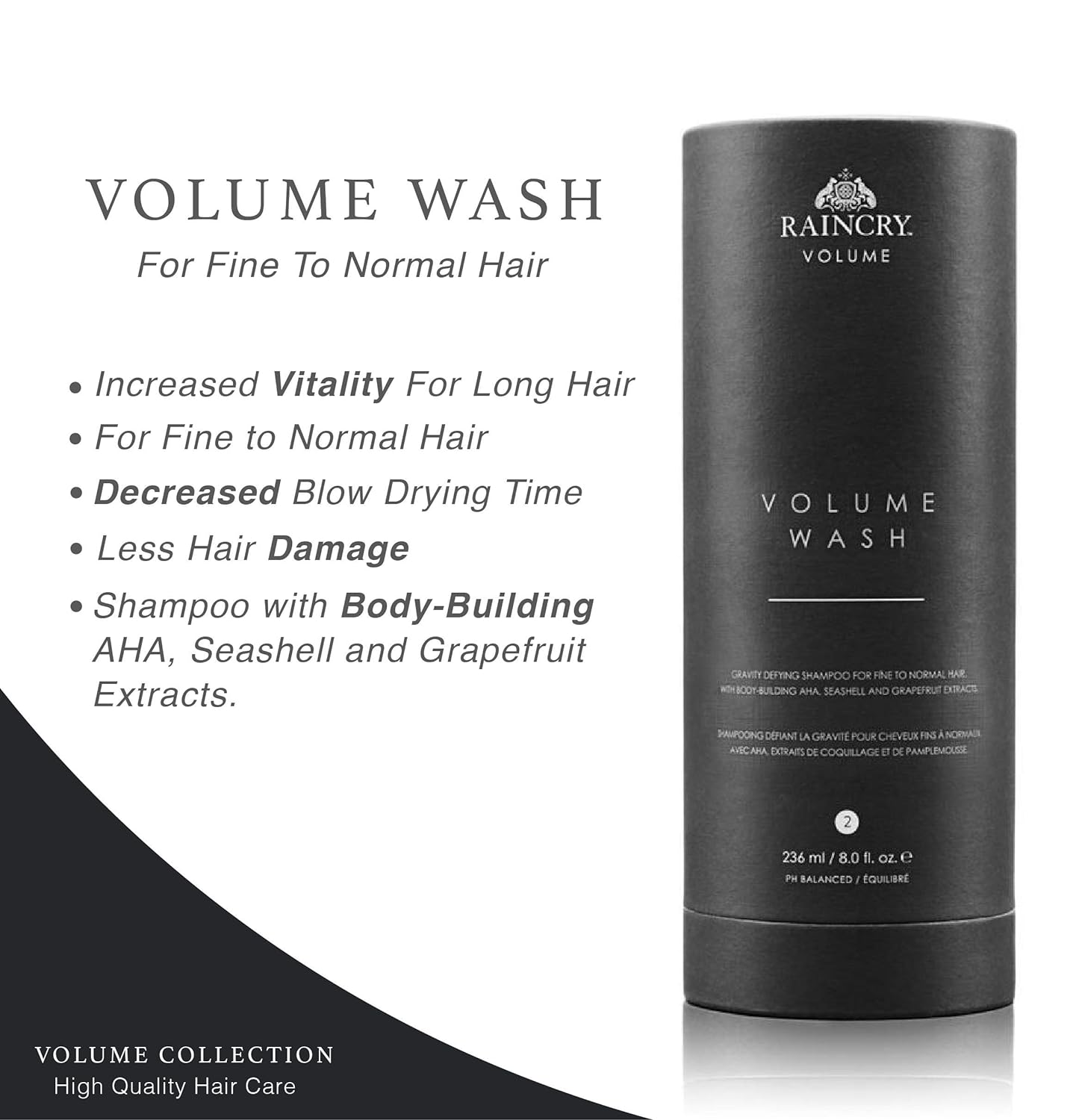 RAINCRY Volume Wash Shampoo – 236 mL