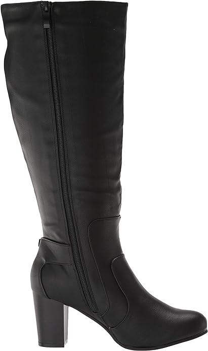 Journee Collection Women's Carver Wide Calf Knee High Boots  Color Black Size 7.5M