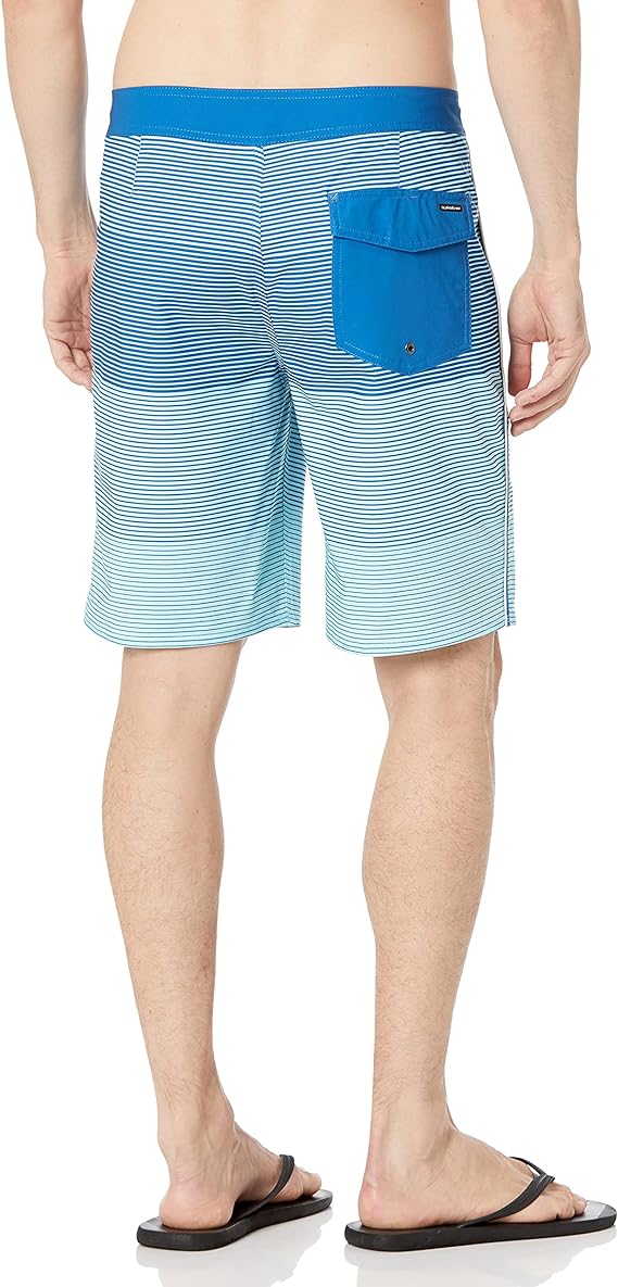 Quiksilver Men's Standard Surfsilk Stretch 20" Boardshort Swim Trunk  Color Classic Blue Size 30