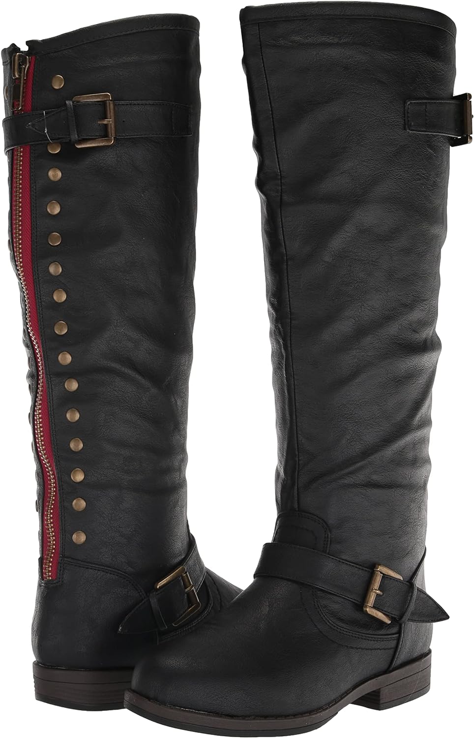 Journee Collection Women's Spokane Wide Calf Knee High Boots  Color Black Size 9M