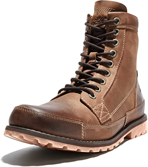 Timberland Earthkeepers Stitched Toe Boot  Color Brown Size 8.5M