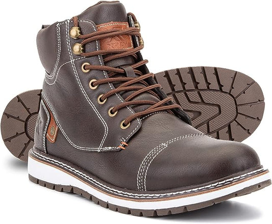 XRAY Footwear Mens Wellington Ankle High Boot  Color Brown Size 10M