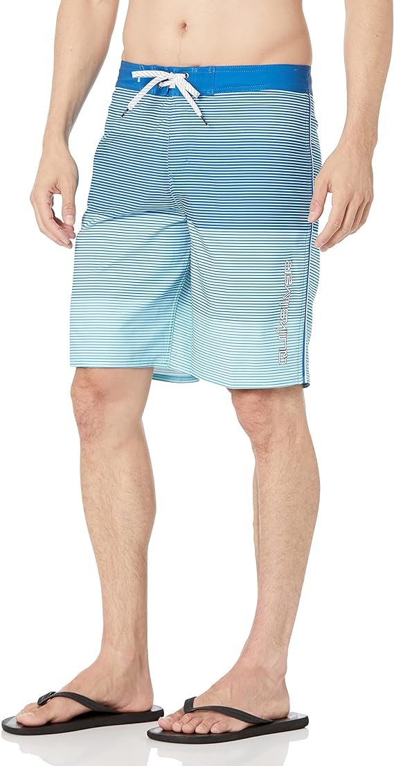 Quiksilver Men's Standard Surfsilk Stretch 20" Boardshort Swim Trunk  Color Classic Blue Size 30