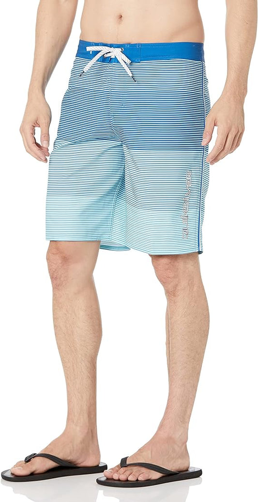 Quiksilver Men's Standard Surfsilk Stretch 20" Boardshort Swim Trunk  Color Classic Blue Size 30