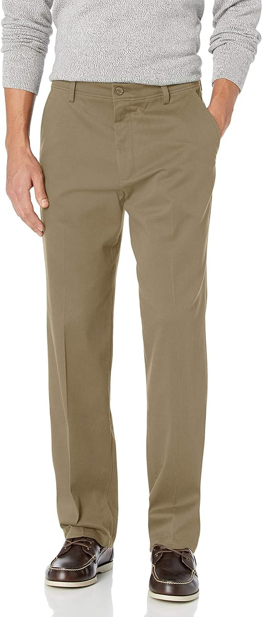 Dockers Men's Easy Stretch Classic Fit Khaki Pants  Color Timber Wolf W34xL30