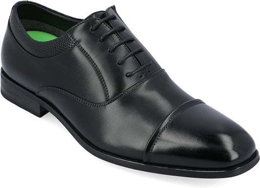 Vance Co. Men's Bradley Tru Comfort Oxford Dress Shoes  Color Black Size 11W