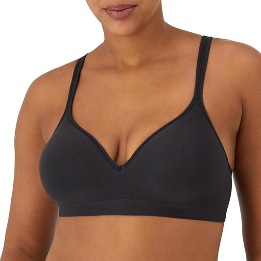 Bali Comfort Revolution Shaping Wireless Bra  Color Black Size 36DD