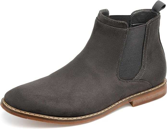 Vance Co. Men's Marshall Chelsea Boot  Color Gray Size 10.5M