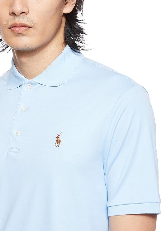 Polo Ralph Lauren Men's Classic-Fit Soft Cotton Polo Shirt  Color Elite Blue Size M