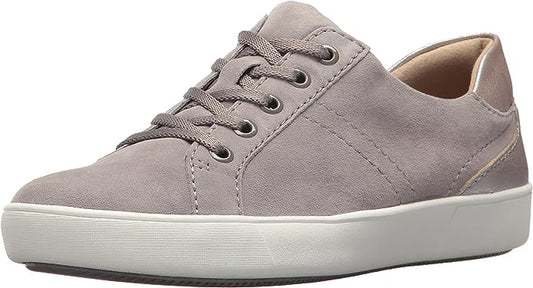 Naturalizer Morrison Comfortable Lace Up Fashion Casual Sneaker  Color Gray/Silver Size 7.5W