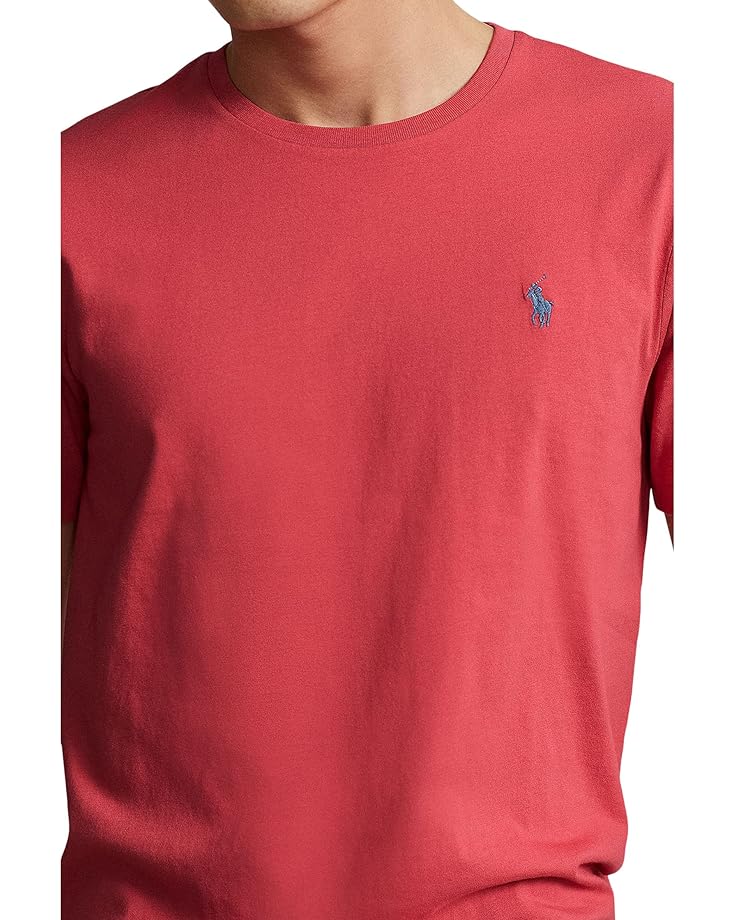 Polo Ralph Lauren Men's Classic-Fit Jersey Crew-Neck T-Shirt  Color Red Sky Size XL