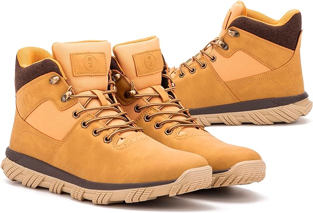 Reserved Footwear Men's Darnell Mid-Top Sneaker  Color Wheat Size 9.5M