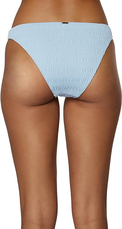 O'Neill Juniors Saltwater Solids Text Bikini Bottoms  Color Sky Blue Size S