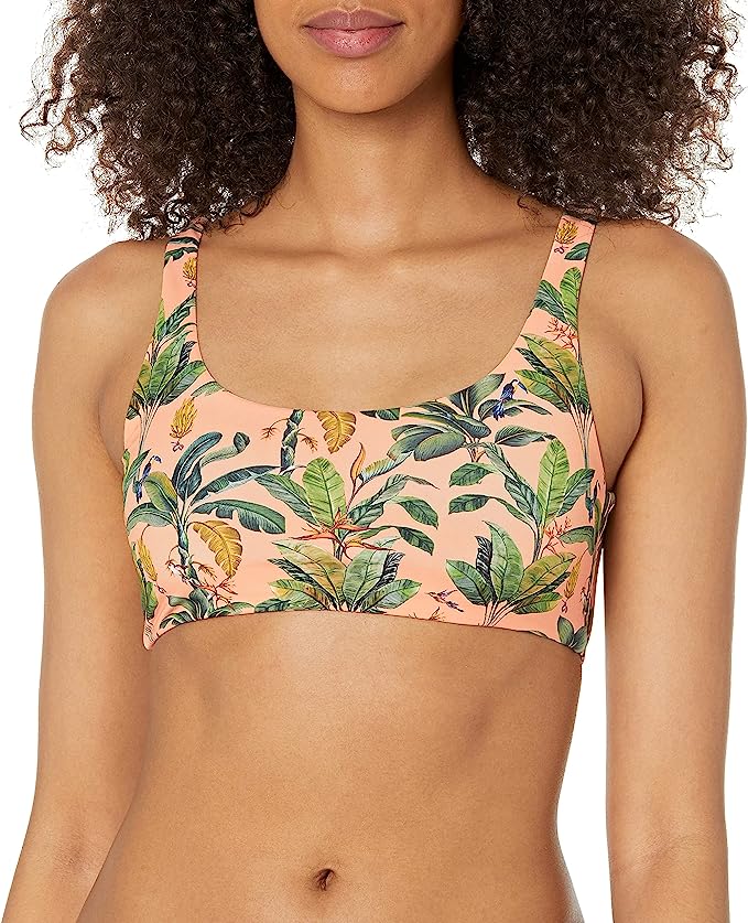 Body Glove Women's Standard Gwen Back-to-Front Bikini Top  Color Equator Tropical Size S