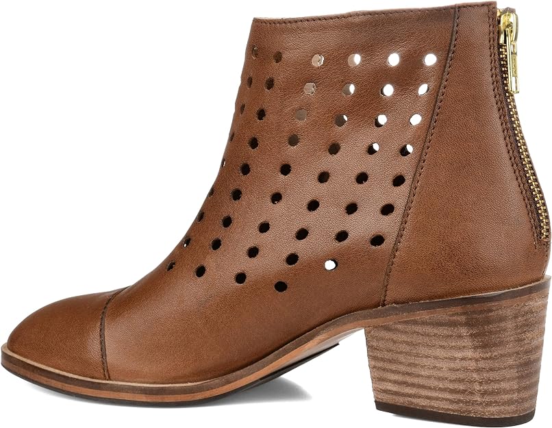 Journee Collection Women's Ulima Ankle Booties Color Brown Size 8.5M