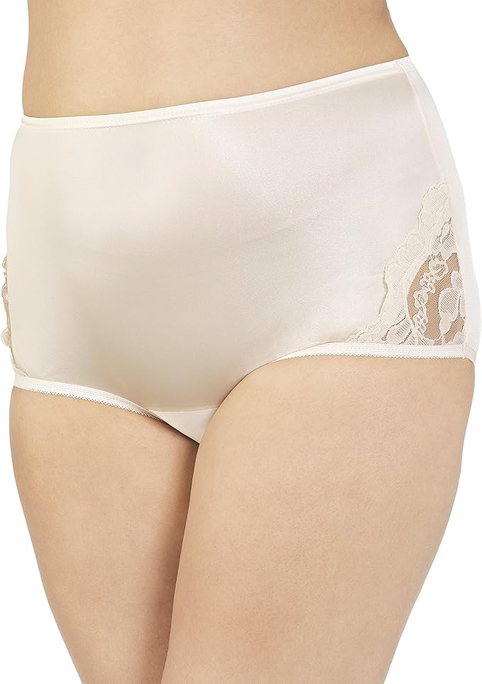 Vanity Fair Perfectly Yours Lace Nouveau Brief  Color Fawn Nude Size 5