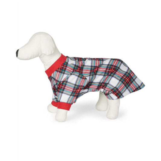 Family Pajamas Dog Holiday Pull On Pajamas  Color Stewart Plaid Size XS