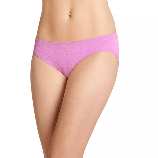 Jockey Women's Smooth & Shine Seamfree Bikini  Color Lavender Size 6