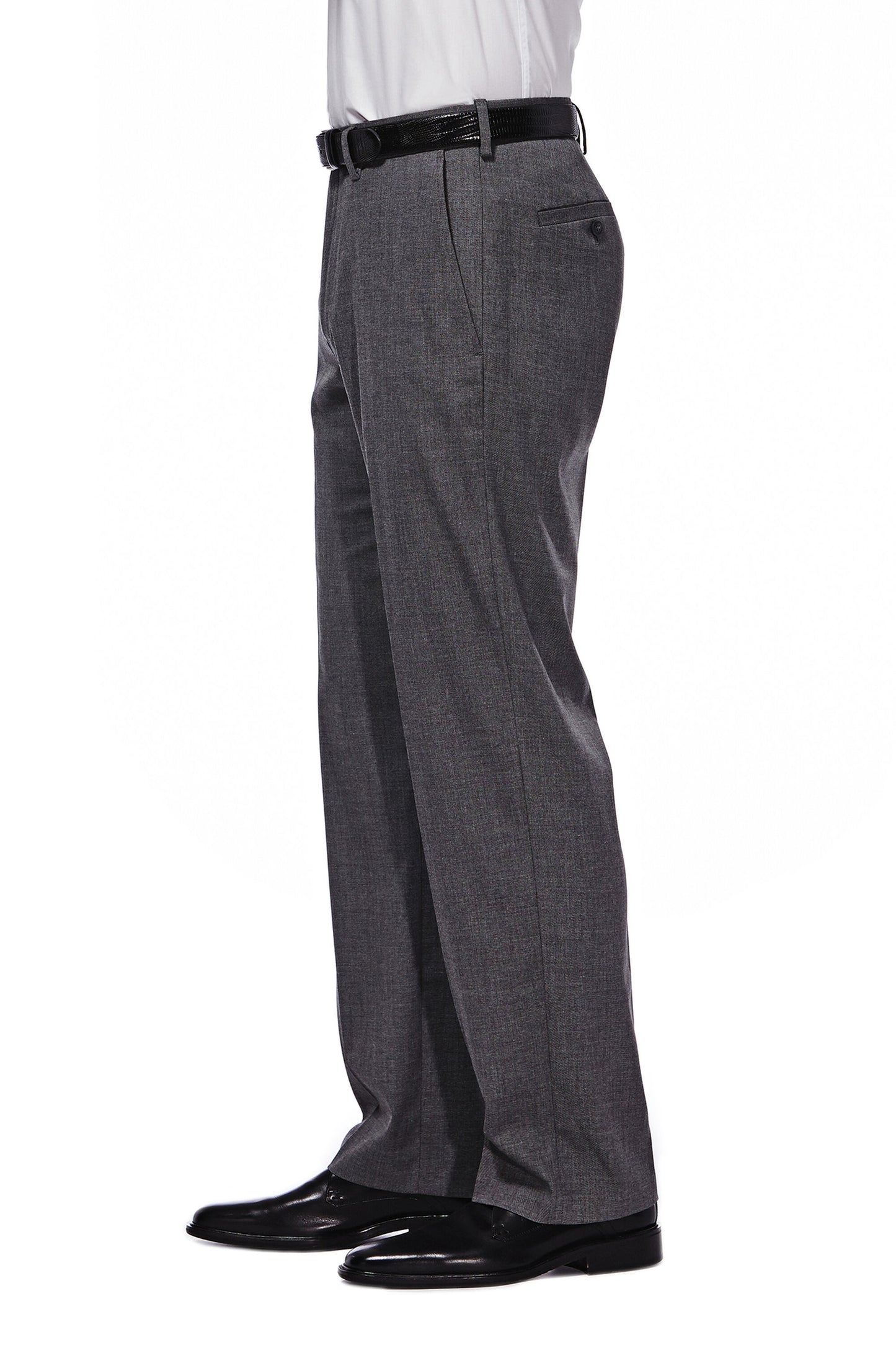 Haggar Men's Classic/Regular Fit Stretch Suit Pants  Color Dark Grey W44xL29